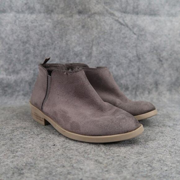 Old Navy Shoes Kids 11 Bootie Toddler Baby Casual Dark Grey Zip Fashion Classic - Picture 1 of 15